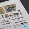 KELIK K72122 BF109-F2/F4 reconnaissance interior 3D decals for Fine Molds kit 1/72